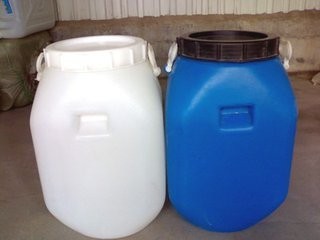 蓝色25L方形塑料桶 蓝色25L方形塑料桶